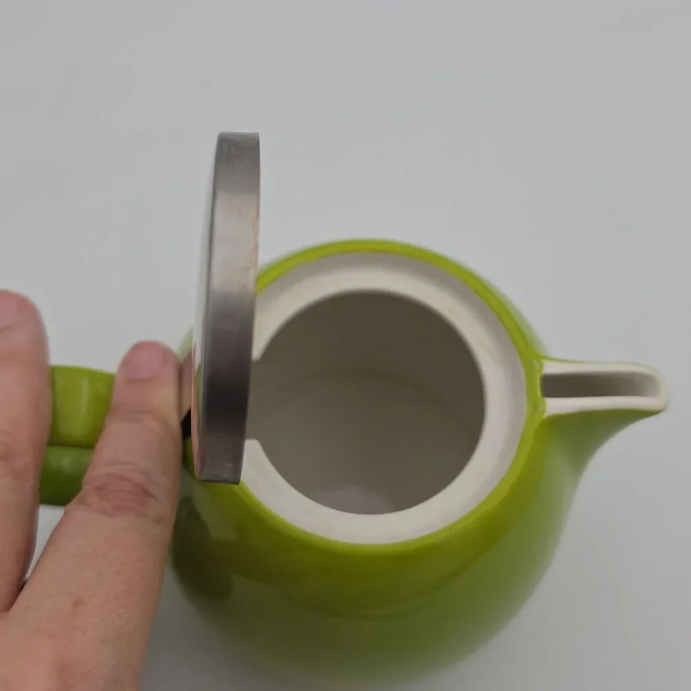 Tea Forte Teapot~Pistachio Green~Removable Lid & Screen Holds~3 Cups 24oz